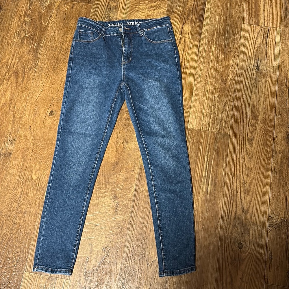 Zig Zag Stripe Jeans